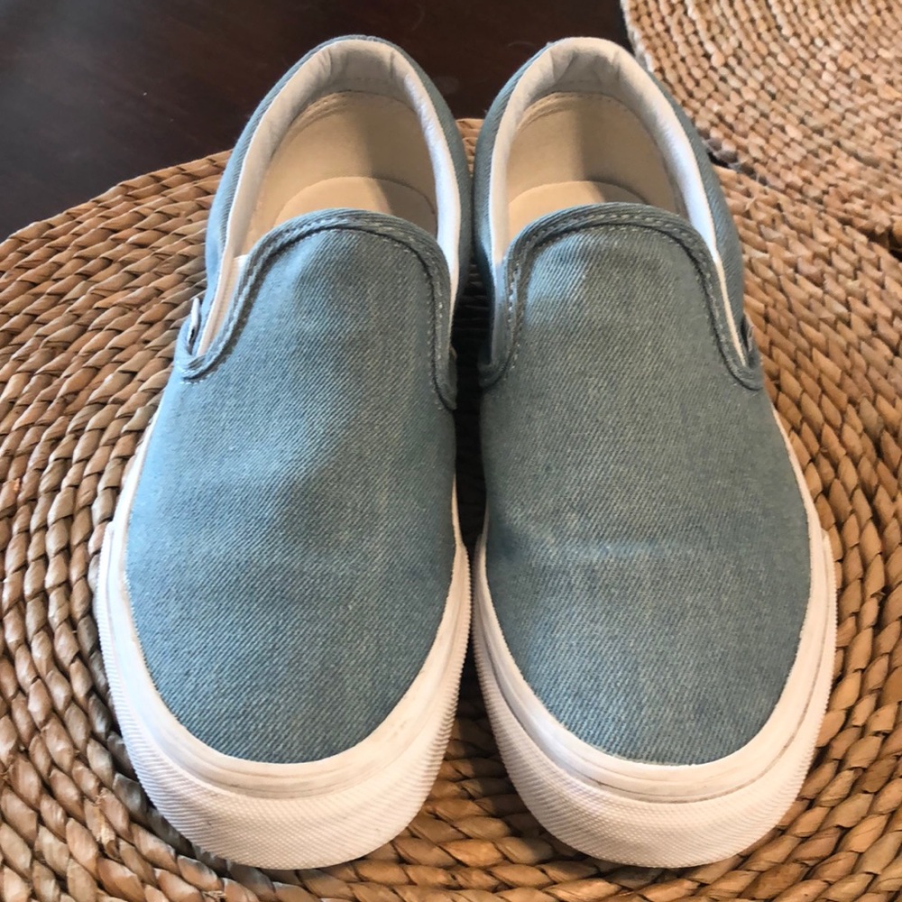 Vans by Madewell | Denim slip ons